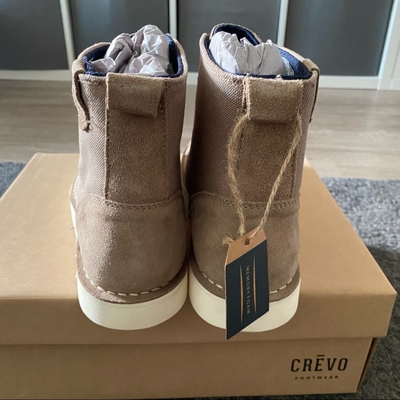 Crevo Men's Roe Lace Up Memory Foam Boots - Picture 4 of 7